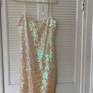 Milly Slip Sequin dress